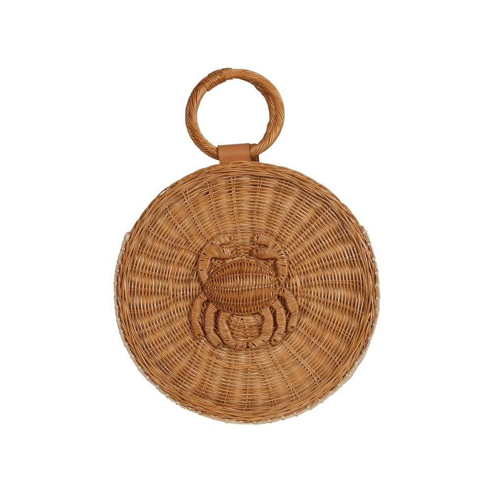 Aranaz Wicker Crab Handbag